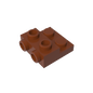 GDS-801 - Plate Special 2 x 2 x 0.667 with Two Studs On Side and Two Raised