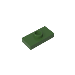 GDS-803 - Plate Special 1 x 2 with 1 Stud with Groove and Inside Stud Holder (Jumper)