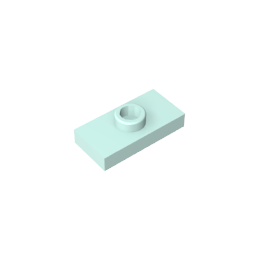 GDS-803 - Plate Special 1 x 2 with 1 Stud with Groove and Inside Stud Holder (Jumper)