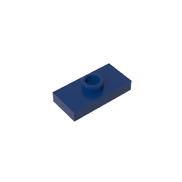 GDS-803 - Plate Special 1 x 2 with 1 Stud with Groove and Inside Stud Holder (Jumper)