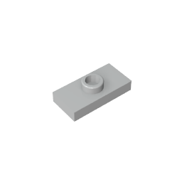 GDS-803 - Plate Special 1 x 2 with 1 Stud with Groove and Inside Stud Holder (Jumper)