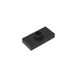 GDS-803 - Plate Special 1 x 2 with 1 Stud with Groove and Inside Stud Holder (Jumper)