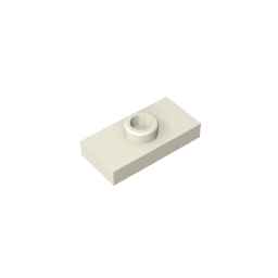 GDS-803 - Plate Special 1 x 2 with 1 Stud with Groove and Inside Stud Holder (Jumper)