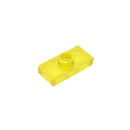 GDS-803 - Plate Special 1 x 2 with 1 Stud with Groove and Inside Stud Holder (Jumper)