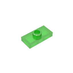 GDS-803 - Plate Special 1 x 2 with 1 Stud with Groove and Inside Stud Holder (Jumper)