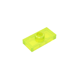 GDS-803 - Plate Special 1 x 2 with 1 Stud with Groove and Inside Stud Holder (Jumper)