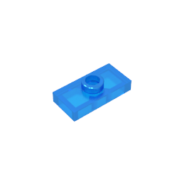 GDS-803 - Plate Special 1 x 2 with 1 Stud with Groove and Inside Stud Holder (Jumper)