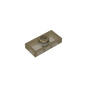 GDS-803 - Plate Special 1 x 2 with 1 Stud with Groove and Inside Stud Holder (Jumper)