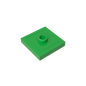 GDS-805 - Plate Special 2 x 2 with Groove and Center Stud (Jumper)