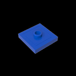GDS-805 - Plate Special 2 x 2 with Groove and Center Stud (Jumper)