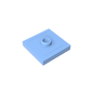 GDS-805 - Plate Special 2 x 2 with Groove and Center Stud (Jumper)