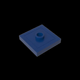 GDS-805 - Plate Special 2 x 2 with Groove and Center Stud (Jumper)
