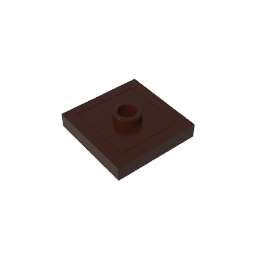 GDS-805 - Plate Special 2 x 2 with Groove and Center Stud (Jumper)