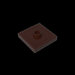 GDS-805 - Plate Special 2 x 2 with Groove and Center Stud (Jumper)
