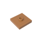 GDS-805 - Plate Special 2 x 2 with Groove and Center Stud (Jumper)