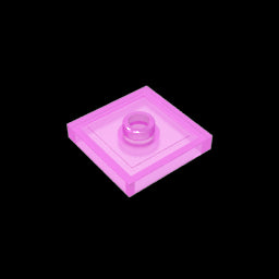 GDS-805 - Plate Special 2 x 2 with Groove and Center Stud (Jumper)