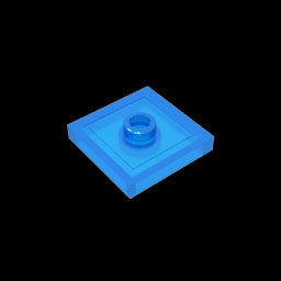 GDS-805 - Plate Special 2 x 2 with Groove and Center Stud (Jumper)