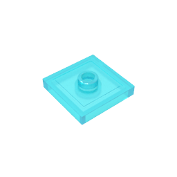 GDS-805 - Plate Special 2 x 2 with Groove and Center Stud (Jumper)