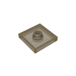 GDS-805 - Plate Special 2 x 2 with Groove and Center Stud (Jumper)