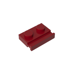 GDS-806 - Plate Special 1 x 2 with Door Rail