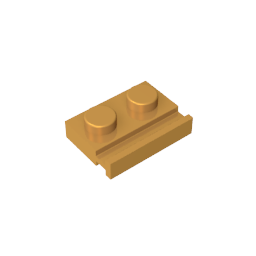 GDS-806 - Plate Special 1 x 2 with Door Rail