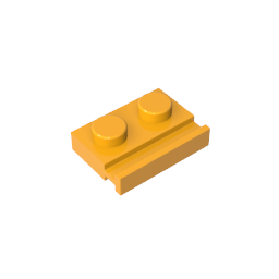 GDS-806 - Plate Special 1 x 2 with Door Rail