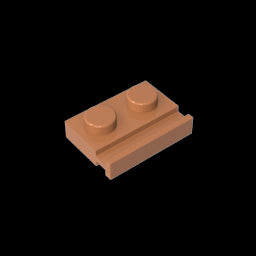 GDS-806 - Plate Special 1 x 2 with Door Rail