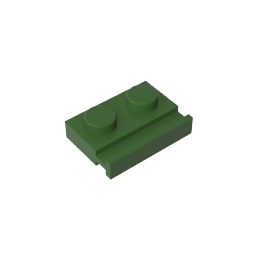GDS-806 - Plate Special 1 x 2 with Door Rail