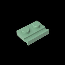 GDS-806 - Plate Special 1 x 2 with Door Rail