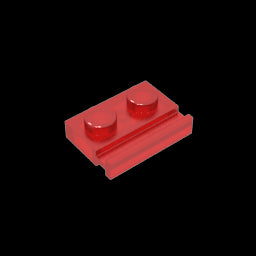 GDS-806 - Plate Special 1 x 2 with Door Rail