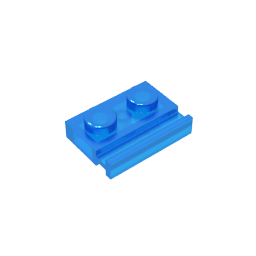 GDS-806 - Plate Special 1 x 2 with Door Rail