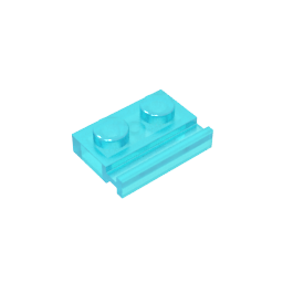 GDS-806 - Plate Special 1 x 2 with Door Rail