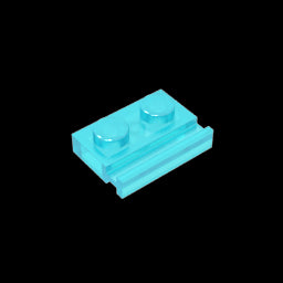 GDS-806 - Plate Special 1 x 2 with Door Rail