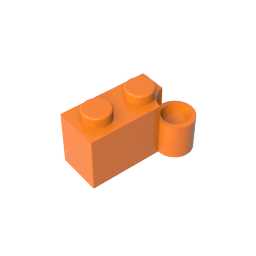 GDS-809 - Hinge Brick 1 x 4 [Lower]