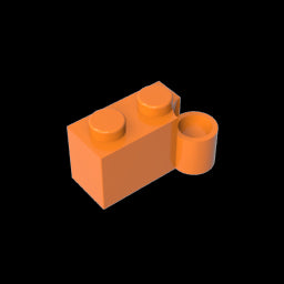 GDS-809 - Hinge Brick 1 x 4 [Lower]