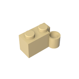 GDS-809 - Hinge Brick 1 x 4 [Lower]