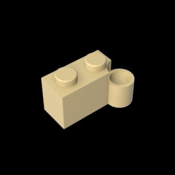 GDS-809 - Hinge Brick 1 x 4 [Lower]