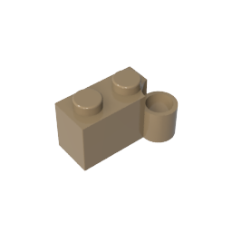 GDS-809 - Hinge Brick 1 x 4 [Lower]
