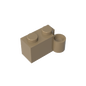 GDS-809 - Hinge Brick 1 x 4 [Lower]