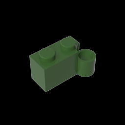 GDS-809 - Hinge Brick 1 x 4 [Lower]