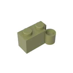 GDS-809 - Hinge Brick 1 x 4 [Lower]