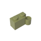 GDS-809 - Hinge Brick 1 x 4 [Lower]