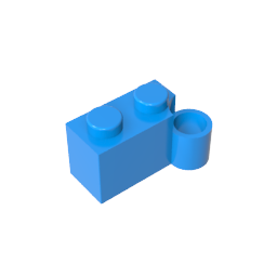 GDS-809 - Hinge Brick 1 x 4 [Lower]