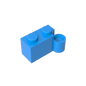 GDS-809 - Hinge Brick 1 x 4 [Lower]