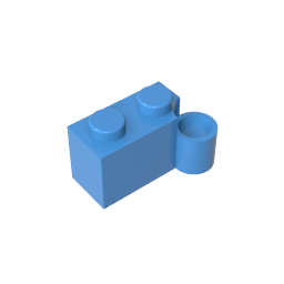 GDS-809 - Hinge Brick 1 x 4 [Lower]