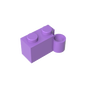 GDS-809 - Hinge Brick 1 x 4 [Lower]