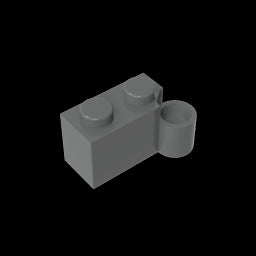 GDS-809 - Hinge Brick 1 x 4 [Lower]