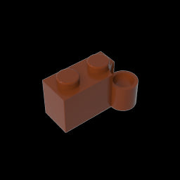 GDS-809 - Hinge Brick 1 x 4 [Lower]