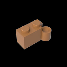 GDS-809 - Hinge Brick 1 x 4 [Lower]