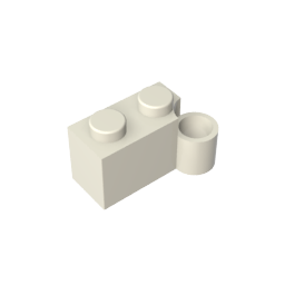 GDS-809 - Hinge Brick 1 x 4 [Lower]